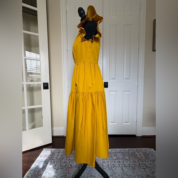 ANTONIO MELANI Mustard Maxi Dress NWT - Picture 6 of 8